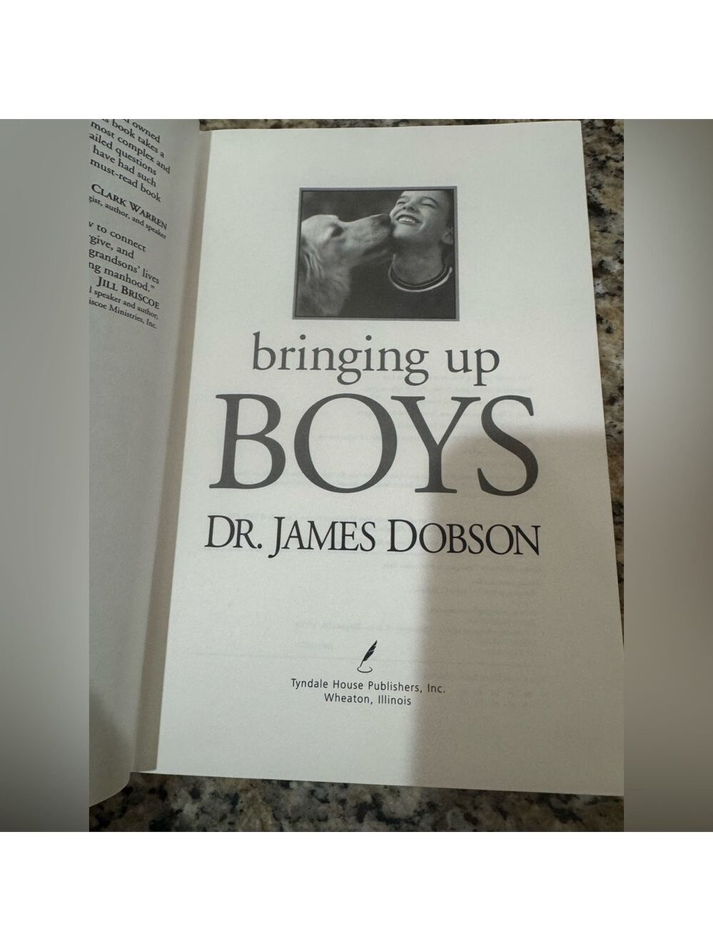 James Dobson - Bringing Up Boys - Hardback Book - 2001